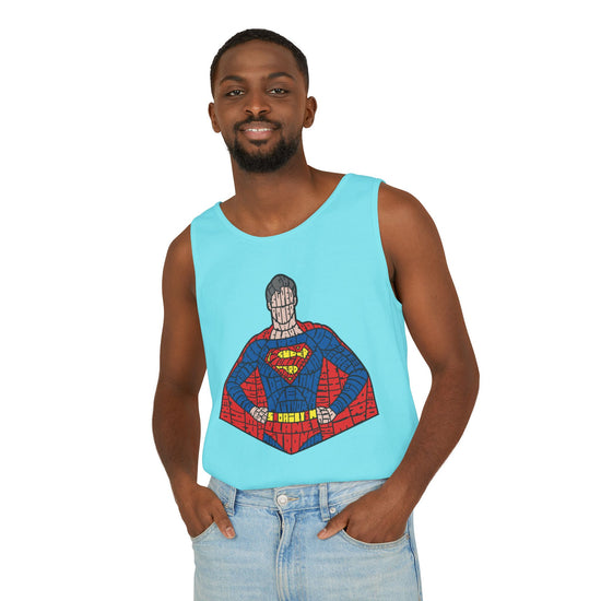 Kryptonian Calligram Tank Top - Fandom-Made