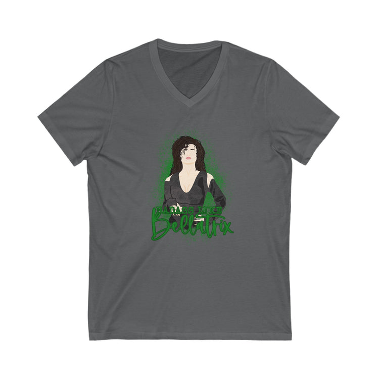 Bellatrix Lestrange V-Neck Tee - Fandom-Made