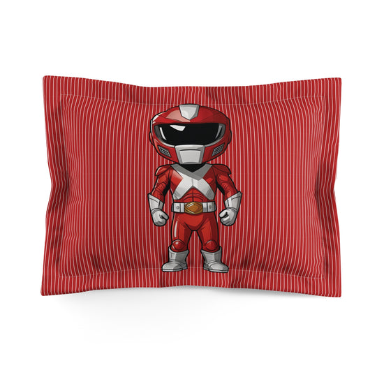 Red Ranger Pillow Sham - Fandom-Made