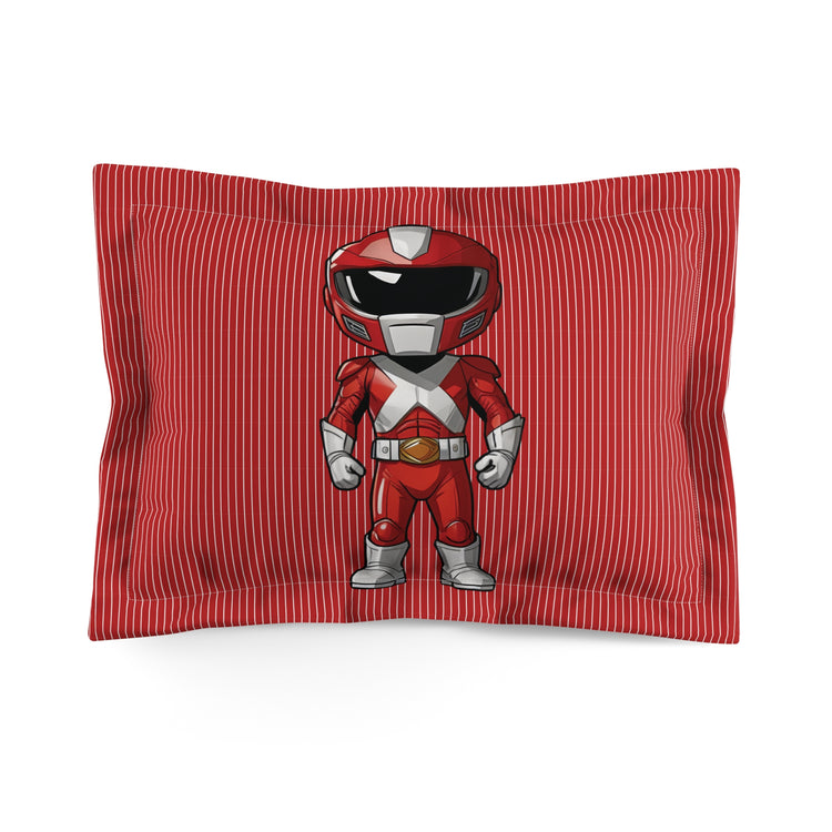 Red Ranger Pillow Sham - Fandom-Made
