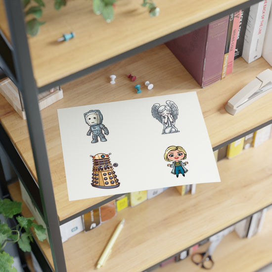 Doctor Who Sticker Sheets Set 2 - Fandom-Made