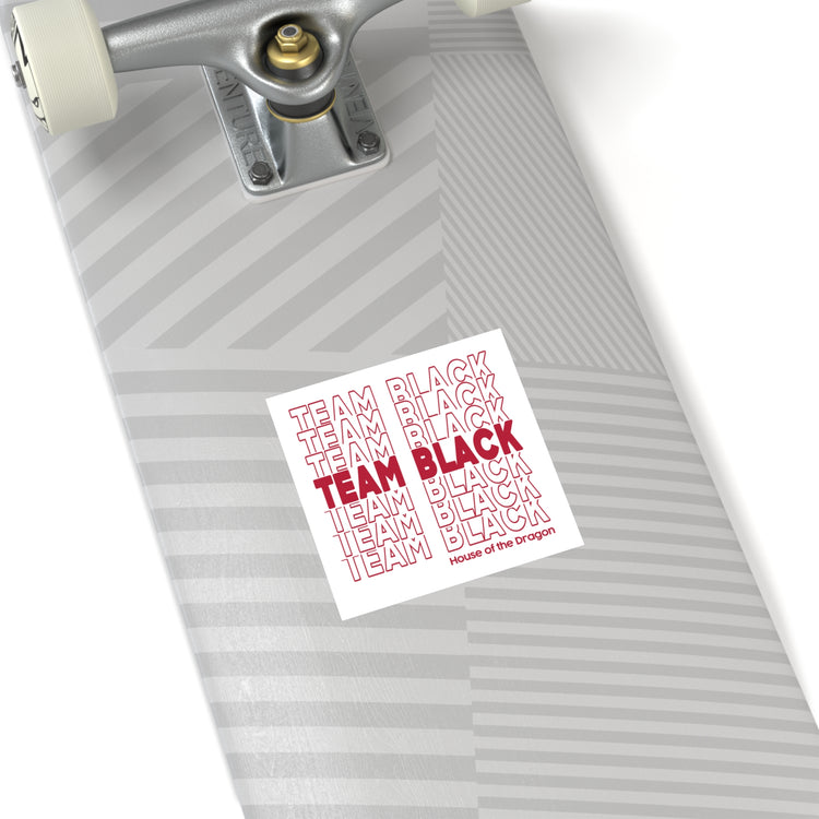 Team Black Square Sticker - Fandom-Made