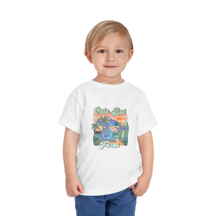 Cute But Feral Toddler Tee - Fandom-Made