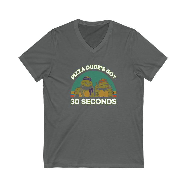 Pizza Dude V-Neck Tee - Fandom-Made