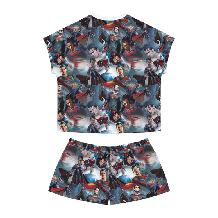 Superman Collage Women's Short Pajama Set - Fandom-Made