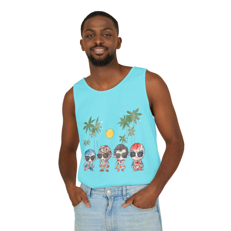 Summertime Heroes Tank Top - Fandom-Made
