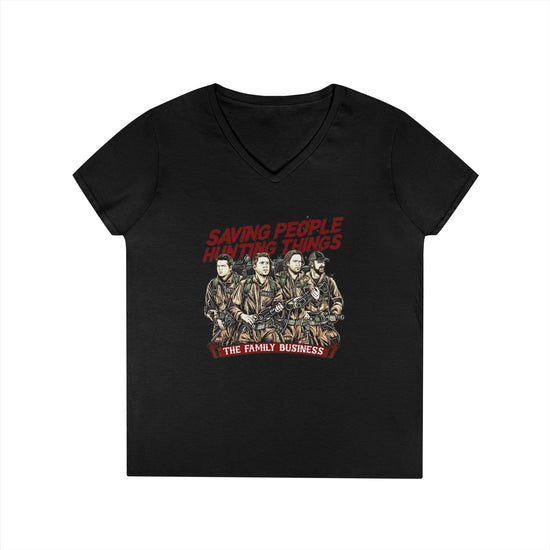 Supernaturalbusters V-Neck T-Shirt - Fandom-Made