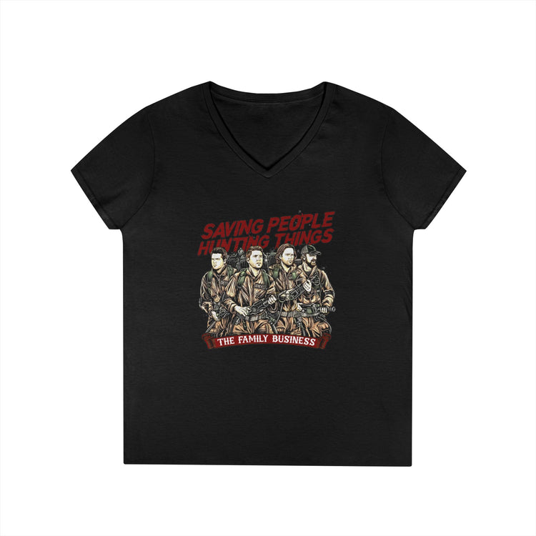 Supernaturalbusters V-Neck T-Shirt - Fandom-Made