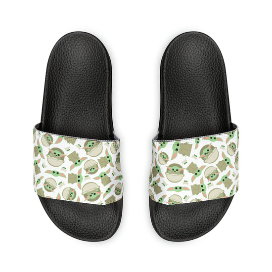 Grogu All-Over Print Youth Slides - Fandom-Made