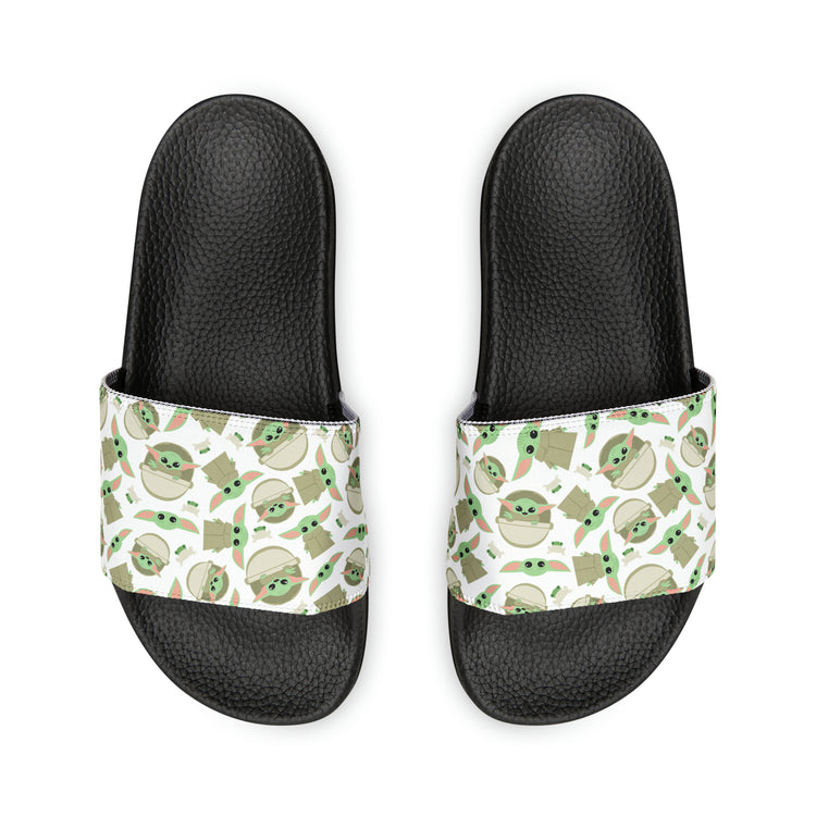 Grogu All-Over Print Youth Slides - Fandom-Made