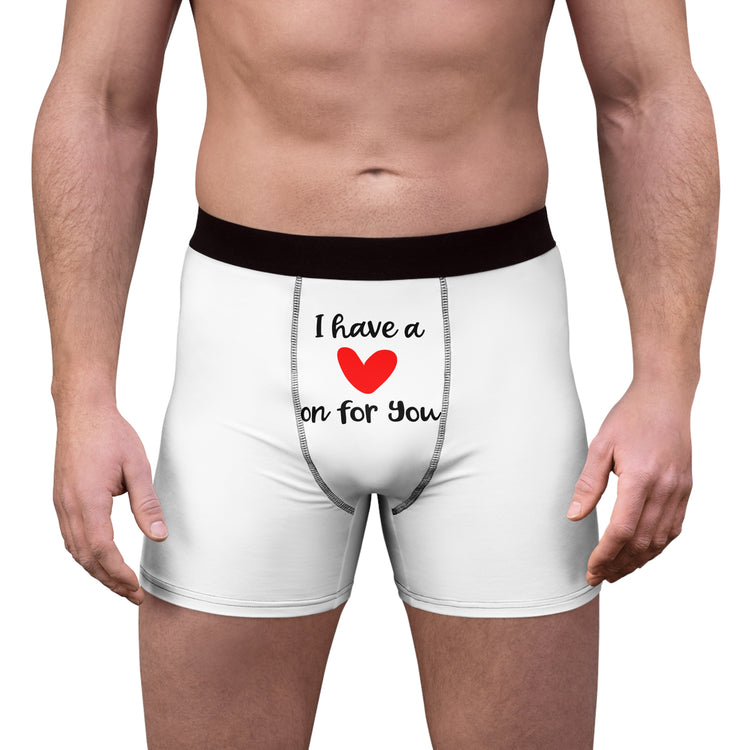 Heart On Men's Boxer Briefs - Fandom-Made