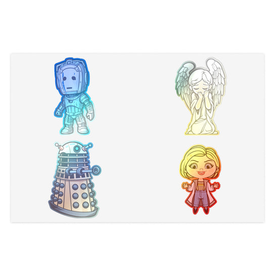 Doctor Who Sticker Sheets Set 2 - Fandom-Made