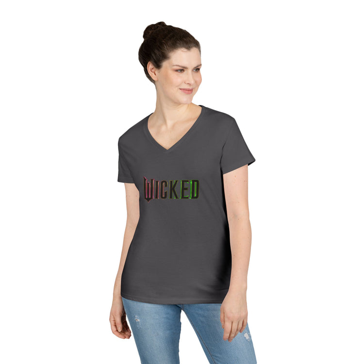Wicked V-Neck T-Shirt - Fandom-Made