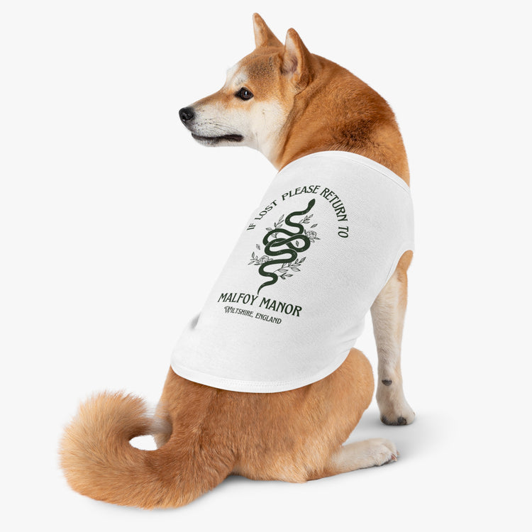 If Lost Return To Malfoy Manor Pet Tank Top - Fandom-Made