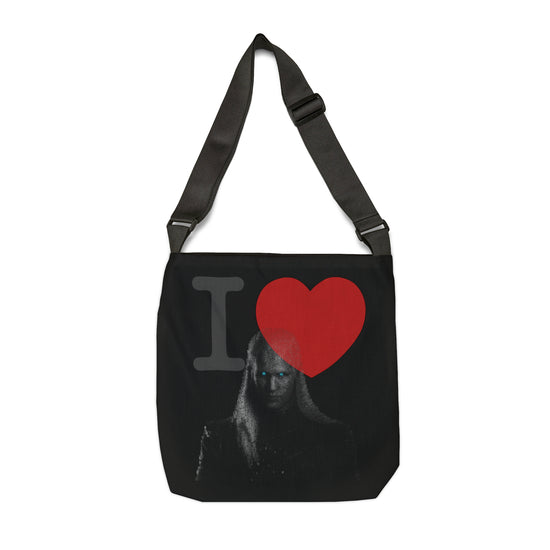 I Love Daemon Targaryen Adjustable Tote Bag - Fandom-Made