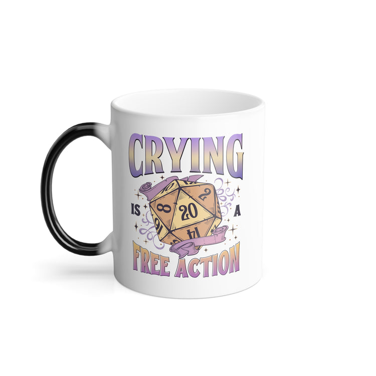 Crying Is a Free Action Magic Mug