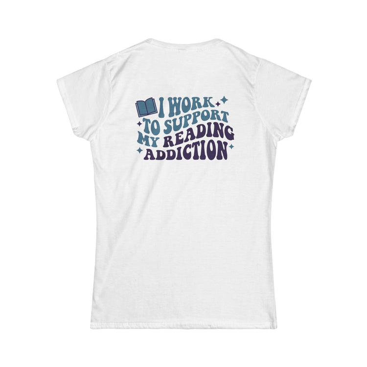 Reading Addict Women's Fit T-Shirt - Fandom-Made