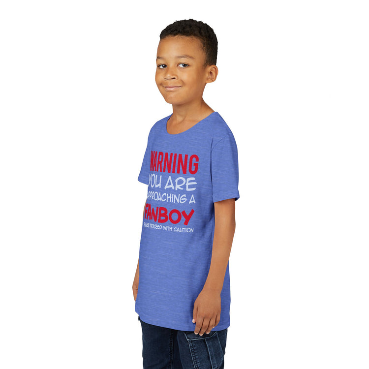 Warning Fanboy Youth Tee - Fandom-Made