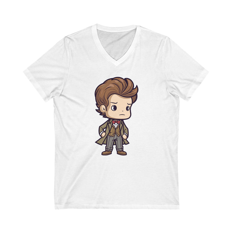 The 11th Doctor V-Neck Tee - Fandom-Made