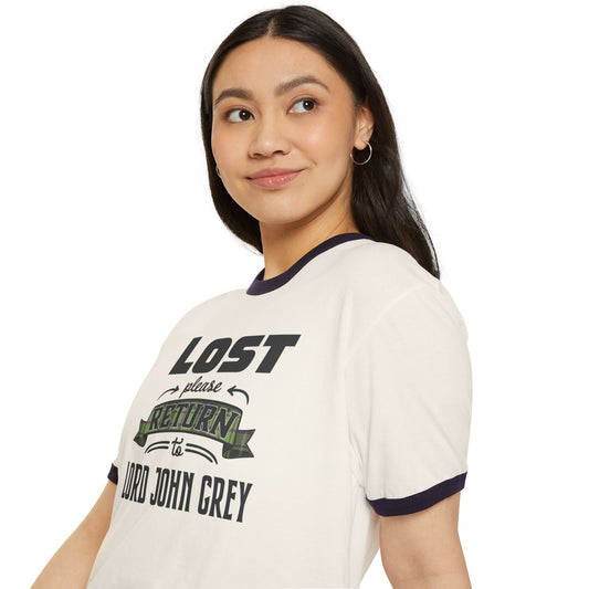 Lost Return To... Lord John Grey Ringer T-Shirt - Fandom-Made