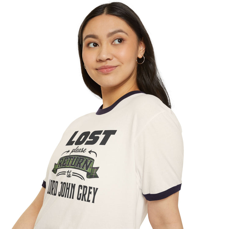 Lost Return To... Lord John Grey Ringer T-Shirt - Fandom-Made