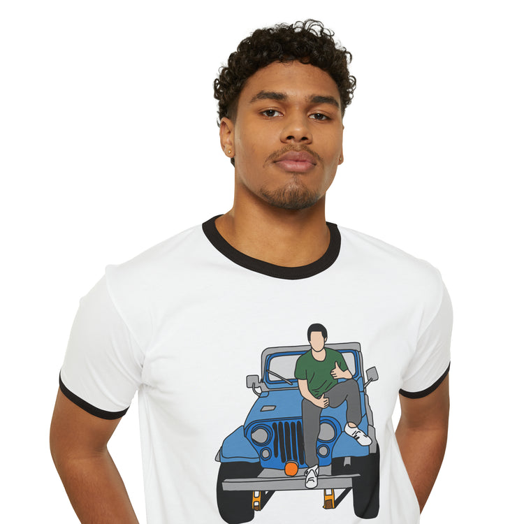 Stiles Stilinski And Jeep Ringer T-Shirt - Fandom-Made