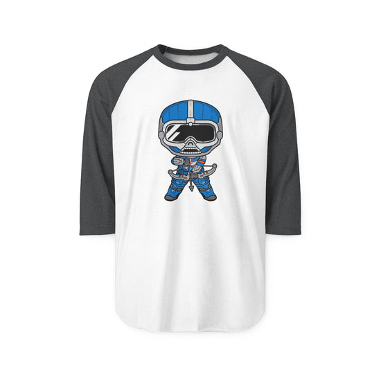 Taskmaster 3/4 Raglan Shirt - Fandom-Made