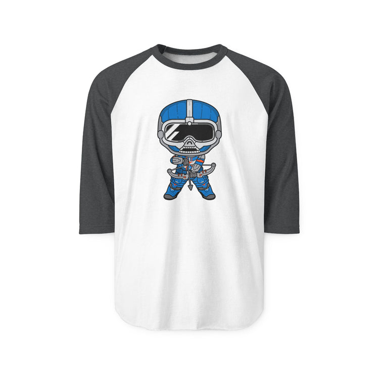 Taskmaster 3/4 Raglan Shirt - Fandom-Made