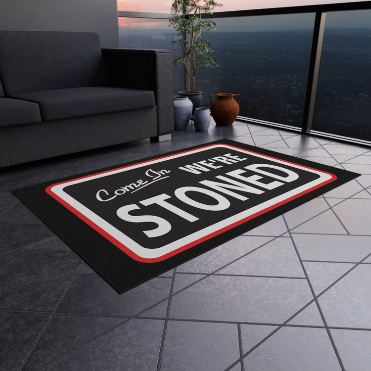 Come In We're... Outdoor Rug - Fandom-Made