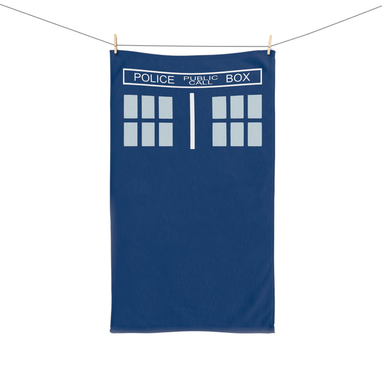 Tardis Hand Towel - Fandom-Made