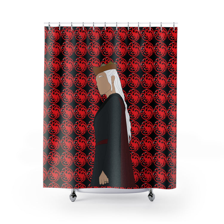 Princess Rhaenyra Targaryen All-Over Print Shower Curtains - Fandom-Made
