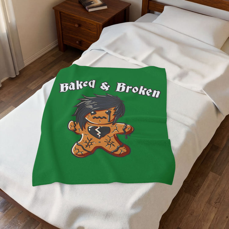 Baked & Broken Velveteen Plush Blanket