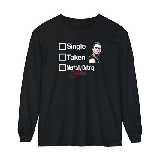 Mentally Dating Sihtric Long Sleeve T-Shirt - Fandom-Made