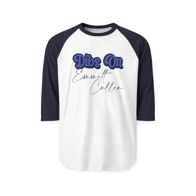 Dibs On Emmett Cullen 3/4 Raglan Shirt - Fandom-Made