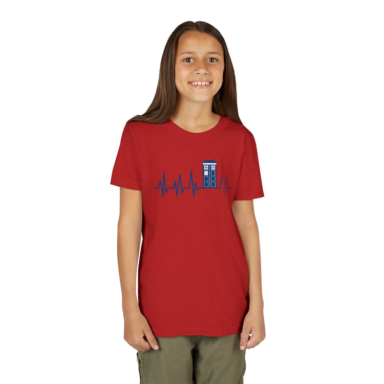 My Heart Beats For The Doctor Youth Tee - Fandom-Made