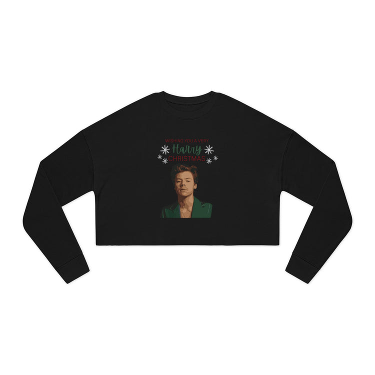 Harry Christmas Cropped Sweatshirt - Fandom-Made
