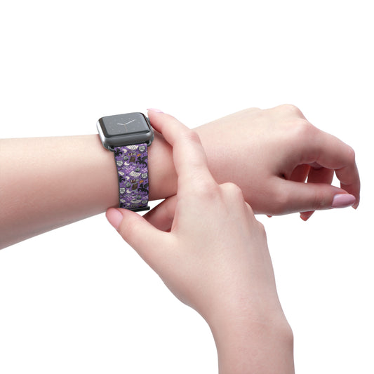 Fourth Wing Collage Watch Band - Fandom-Made