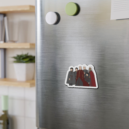 Team Black Group Die-Cut Magnet - Fandom-Made
