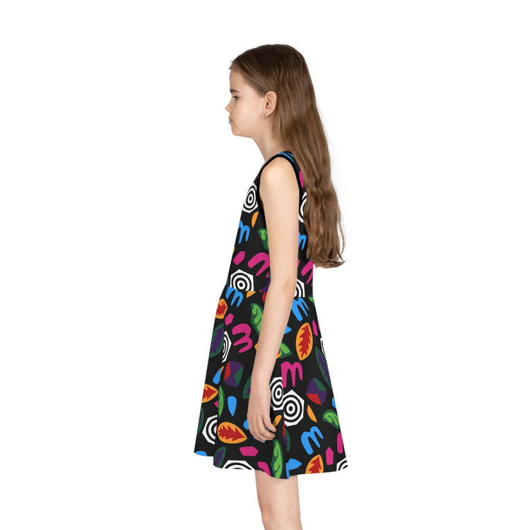 Jane's World Girls' Sleeveless Sundress - Fandom-Made