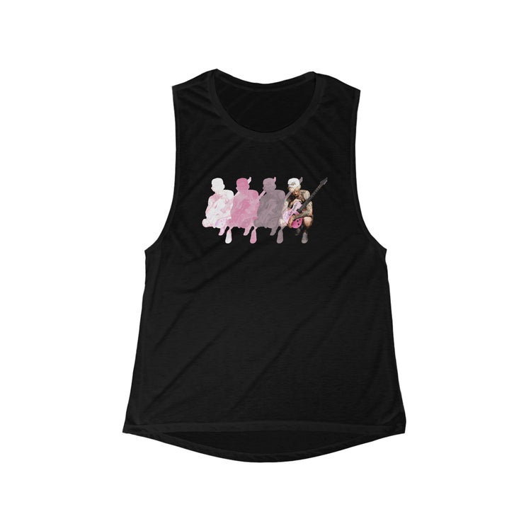 Machine Gun Kelly Women's Flowy Scoop Muscle Tank - Fandom-Made