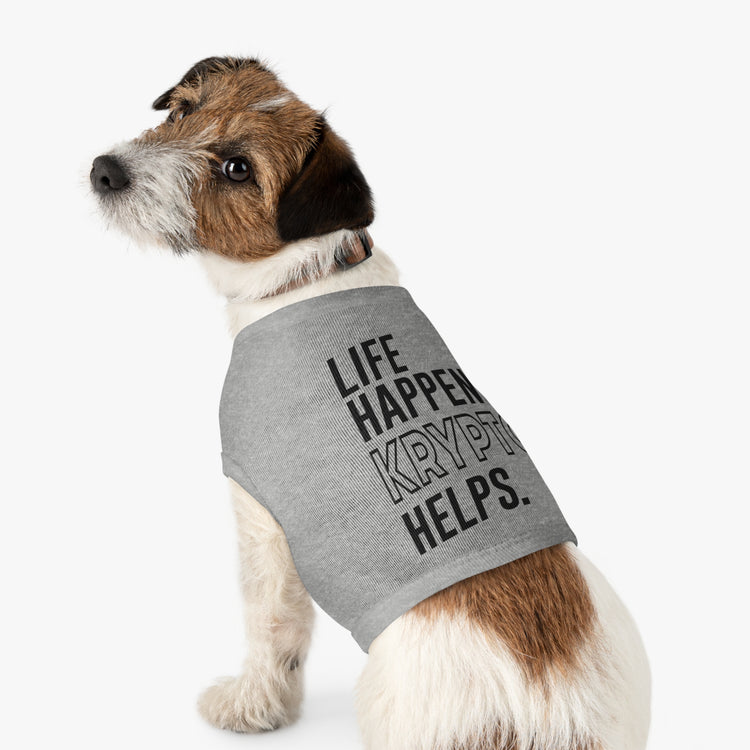 Life Happens Krypto Helps Pet Tank Top - Fandom-Made