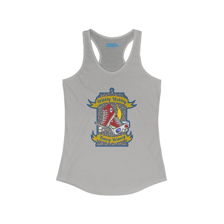 Wibbly Wobbly Racerback Tank - Fandom-Made