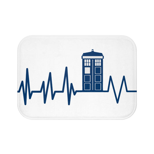 My Heart Beats For The Doctor Bath Mat - Fandom-Made