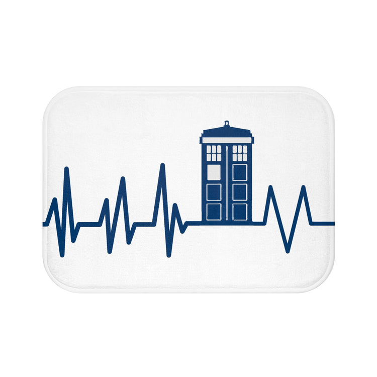 My Heart Beats For The Doctor Bath Mat - Fandom-Made