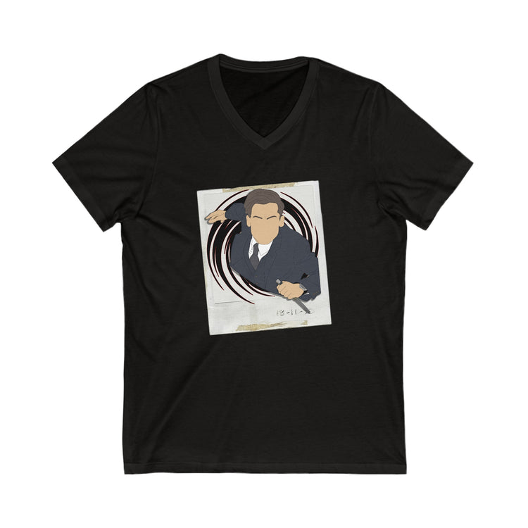 Number Five V-Neck Tee - Fandom-Made