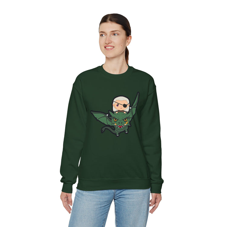 Aemond and Vhager Unisex Crew Neck Sweatshirt - Fandom-Made