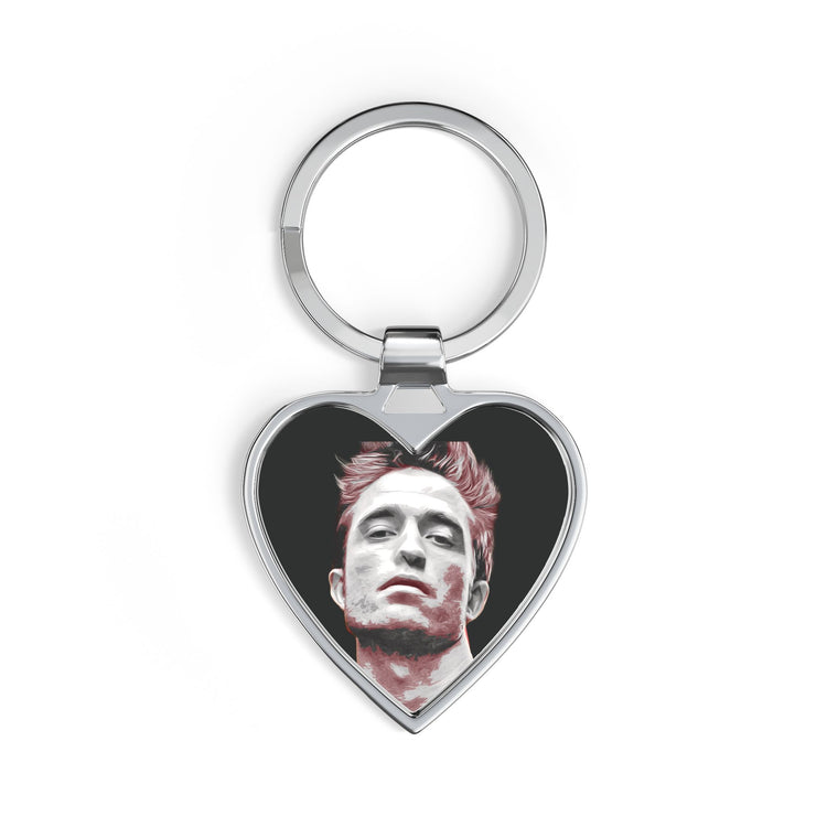 Robert Pattinson Heart Keychain