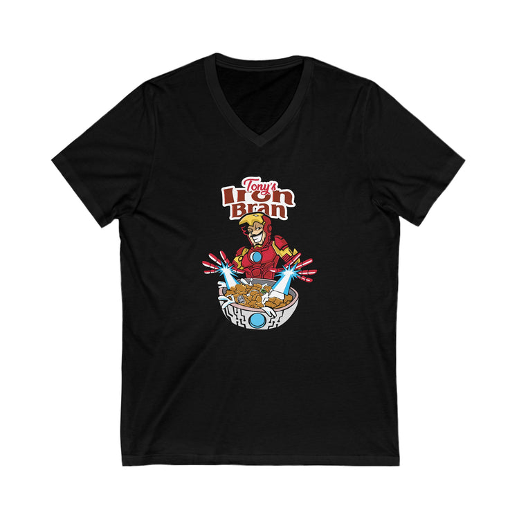 Tony's Iron Bran V-Neck Tee - Fandom-Made