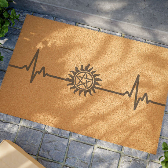 My Heart Beats For Supernatural Doormat - Fandom-Made