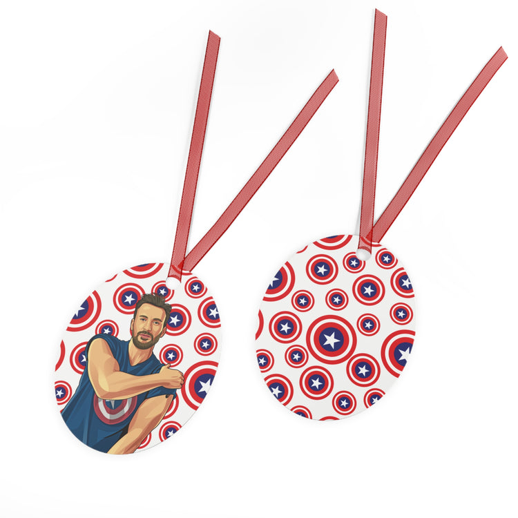 Captain America Metal Ornament - Fandom-Made